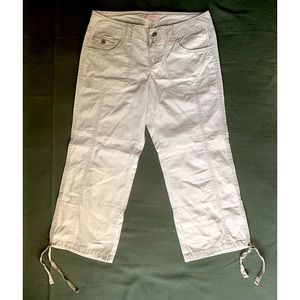 Aeropostale Cotton Drawstring Capris